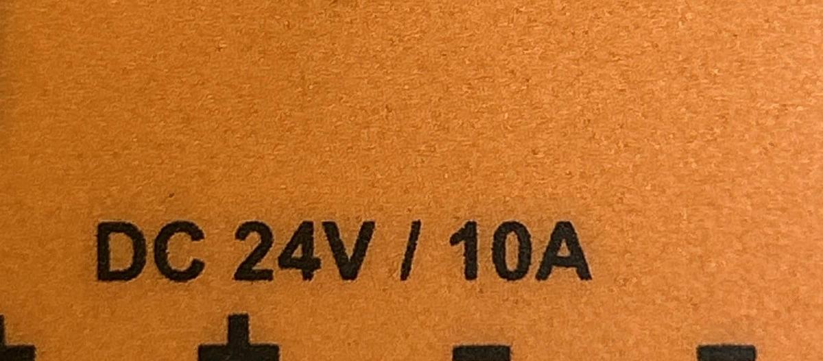 Used IFM EFECTOR,DN2013,POWER SUPPLY 10A 24VDC
