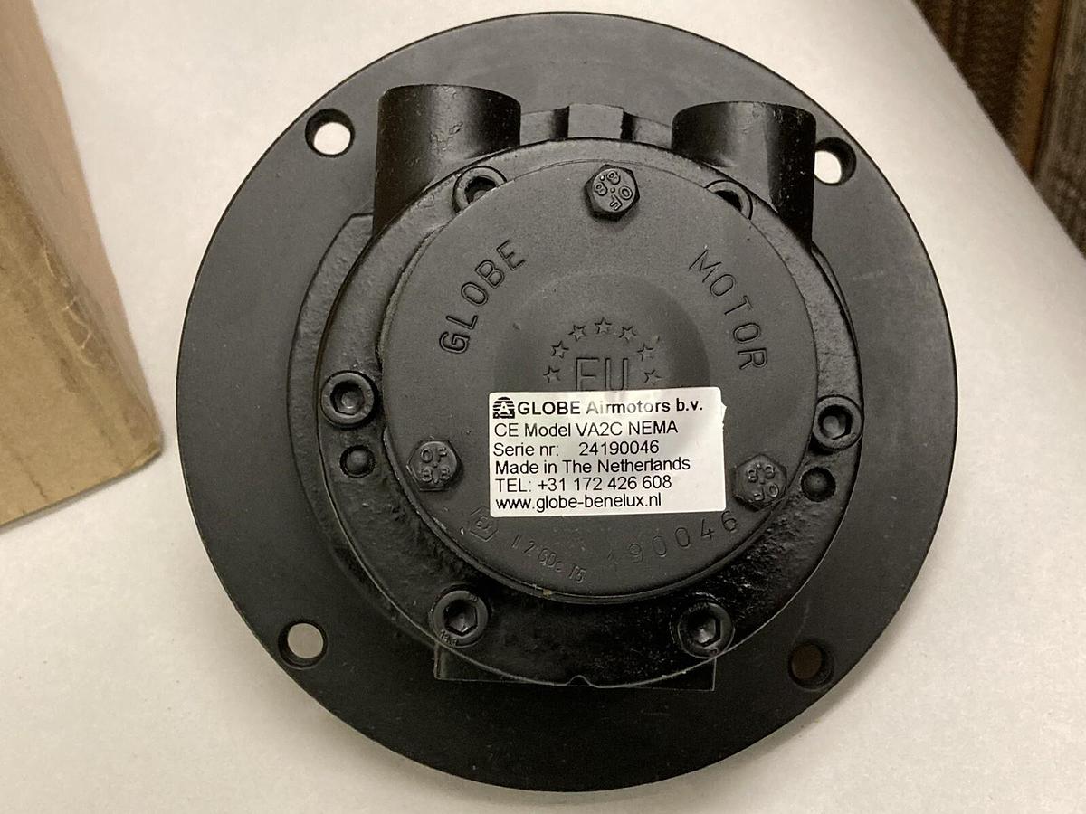 Used Globe Air Motor,VA2C NEMA,Pneumatic Vane Air Motor