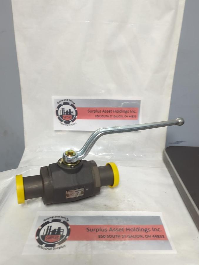 HYDAC,KHM-40-F3-1114,BALL VALVE 1-1/2 INCH WITH HANDLE NOS