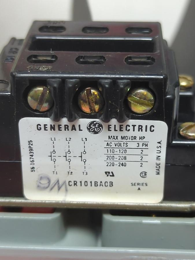 GENERAL ELECTRIC,CR101BA0B,MANUAL MOTOR STARTING SWITCH NOS