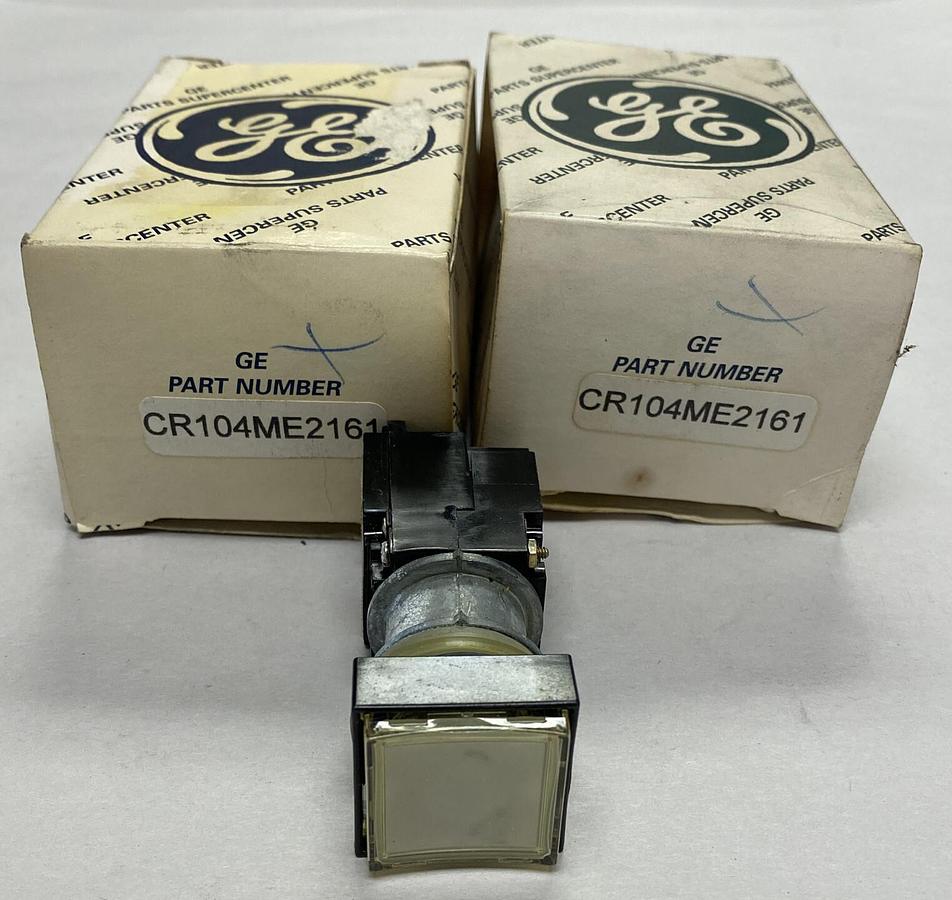 GENERAL ELECTRIC,CR104ME2161,PUSHBUTTON LOT OF 2 NOS