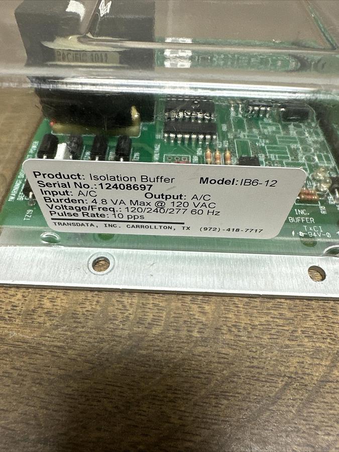 Transdata,IB6-12,Isolation Buffer