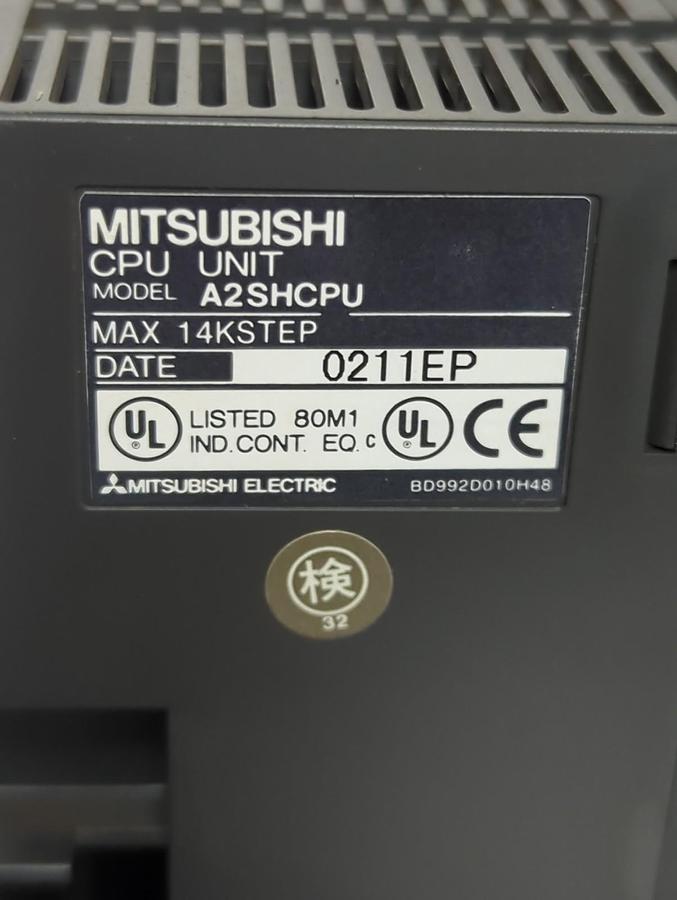 Used MITSUBISHI,A2SHCPU,CPU UNIT MODULE PRE-OWNED