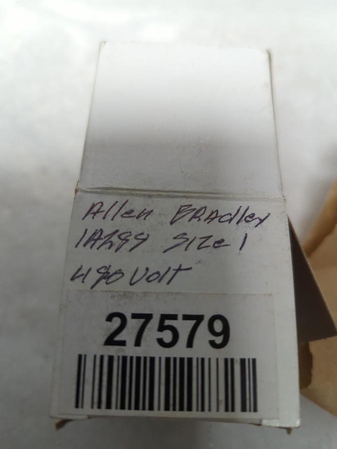 Used ALLEN-BRADLEY,1A288,COIL480V 60HZ/CY PRE-OWNED