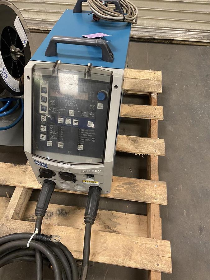 Used DAIHEN OTC,DM350,WELD POWER SOURCE SUPPLY WITH FEEDER