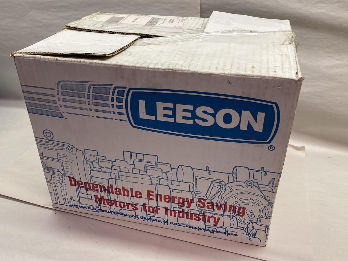 Leeson,C6T11FC10F,3-Phase AC Motor 56C Frame 1140rpm 3/4Hp 60Hz