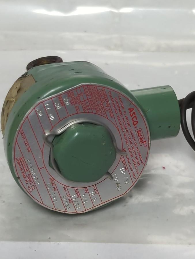 Used ASCO,8320A179,SOLENOID 1/4 INCH 10.5 WATTS PRE-OWNED