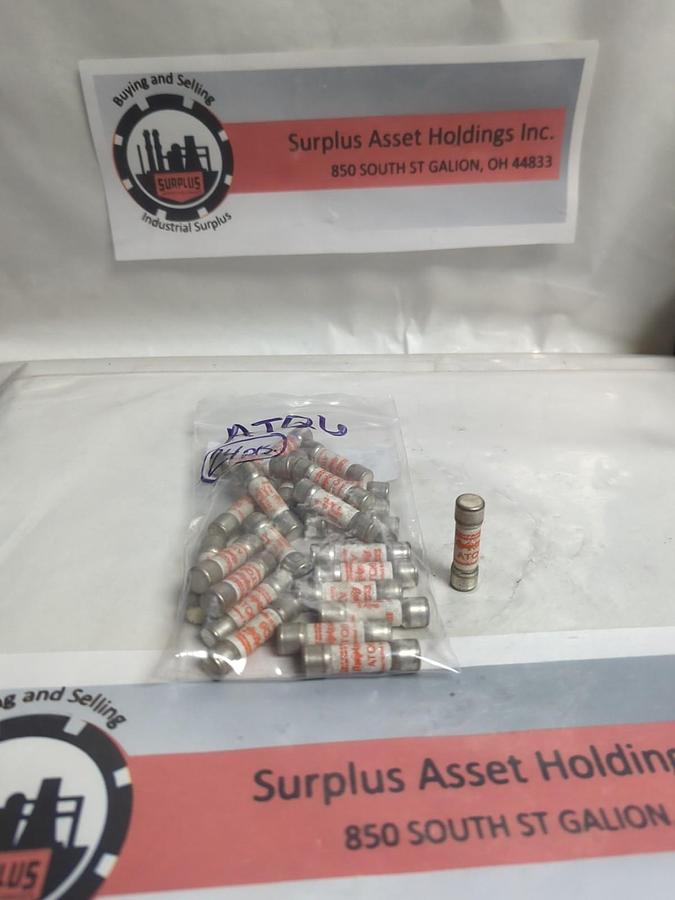 Used FERRAZ SHAWMUT,ATQ6,AMP-TRAP 6 AMP FUSE LOT OF 24 PRE-OWNED