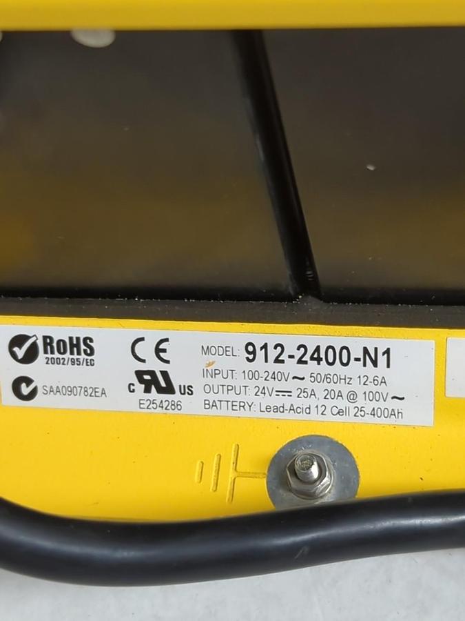 Used DELTA-Q,912-2400-N1,BATTERY CHARGER ON BOARD 24V PRE-OWNED