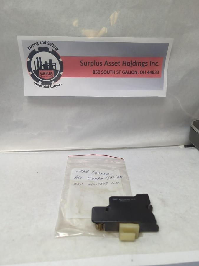 Used WARD LEONARD,447-9048 N.O.,AUXILIARY CONTACT/UNIT POLE PRE-OWNED