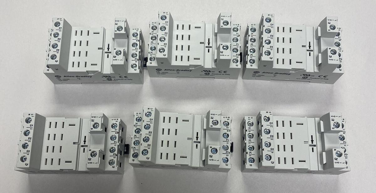 ALLEN BRADLEY,700-HN264,SER A RELAY SOCKET LOT OF 6 NEW NO BOX