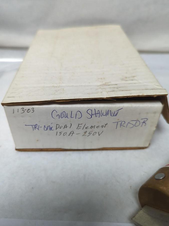 Used GOULD SHAWMUT,TR150R,TRI-ONIC 50 AMP FUSE PRE-OWNED