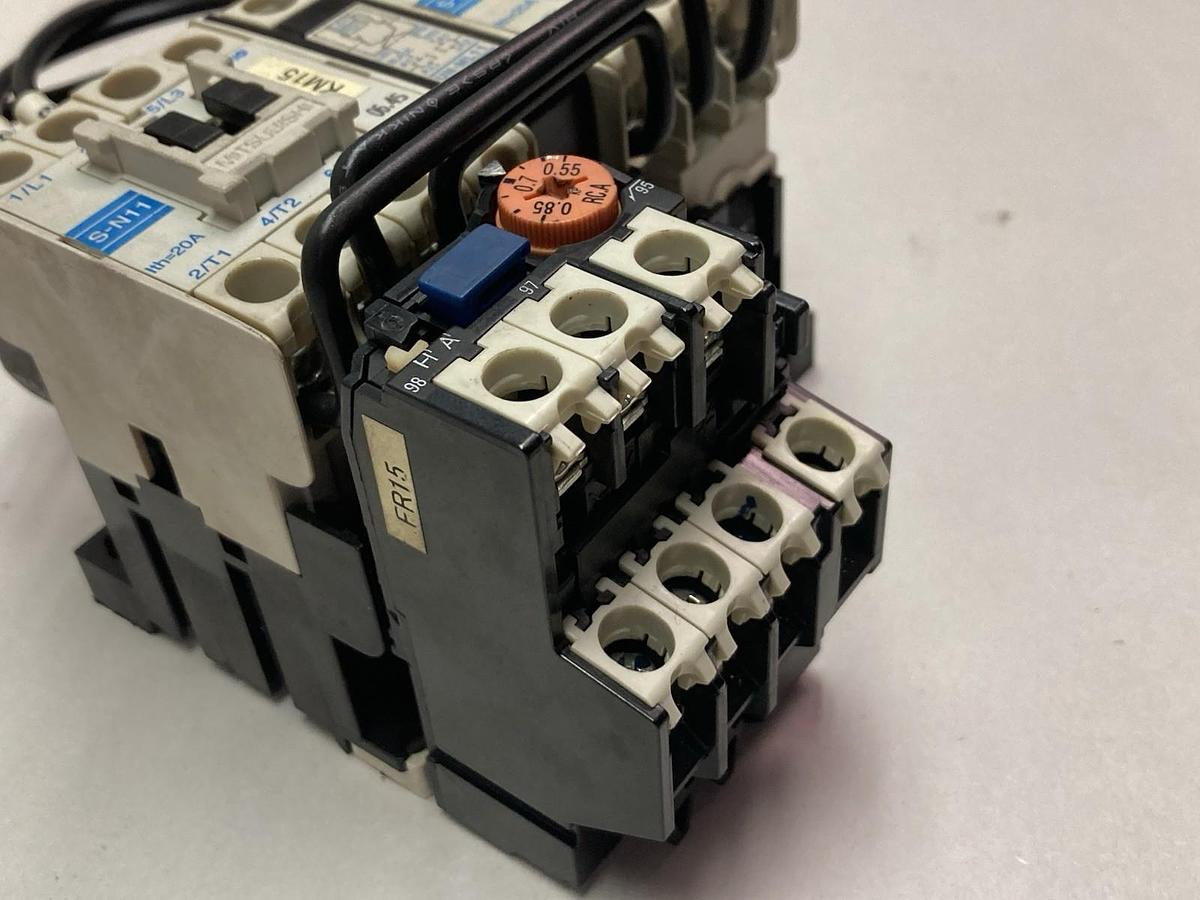 Used Mitsubishi,S-N11,Electronic Contactor w/TH-N12KP Thermal Relay