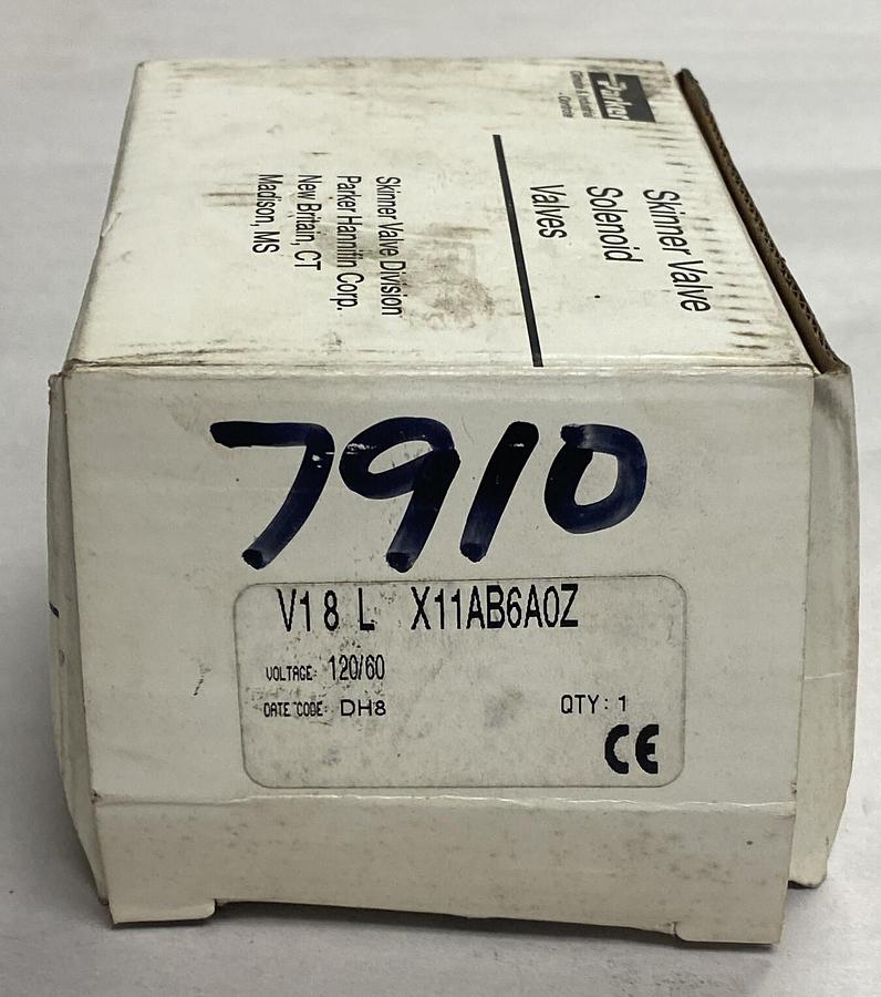 PARKER SKINNER,V18LX11AB6A0Z,SOLENOID VALVE NOS