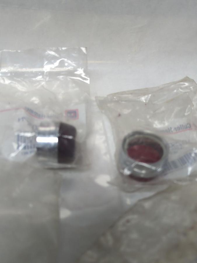 CUTLER-HAMMER,10250TC7N,RED GLASS LENS SERIES A LOT OF 4 NEW