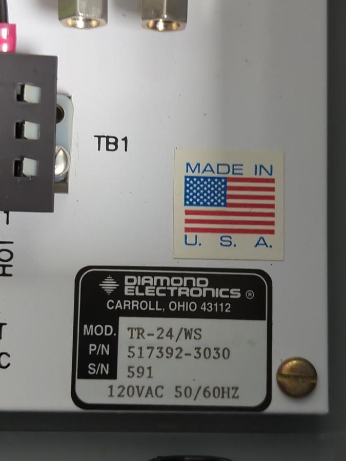 DIAMOND ELECTRONICS,517392-3030,CONTROL BOX ASSEMBLY 120VAC 50/60HZ NOS