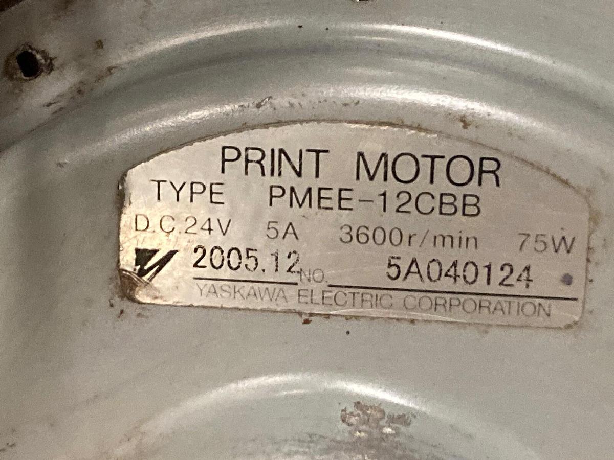 Used Tregaskiss,PMEE-12CBB,Wire Feeder Print Motor Whip Assembly 24V 5A 3600r/min