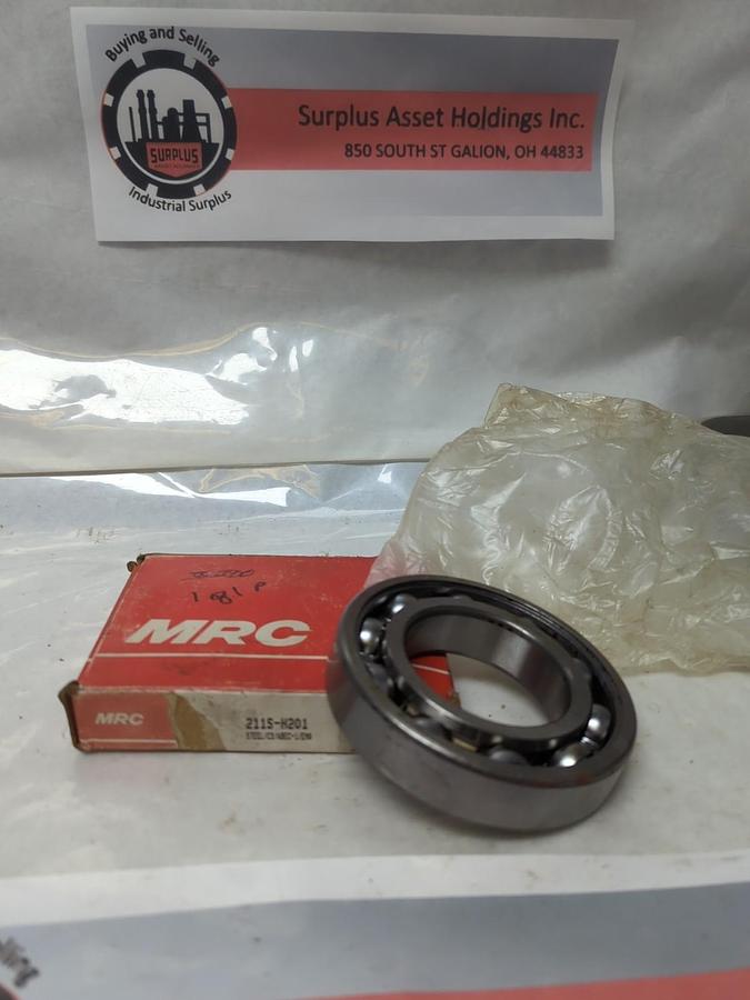 MRC,211S-H201,DEEP GROOVE BALL BEARING NOS
