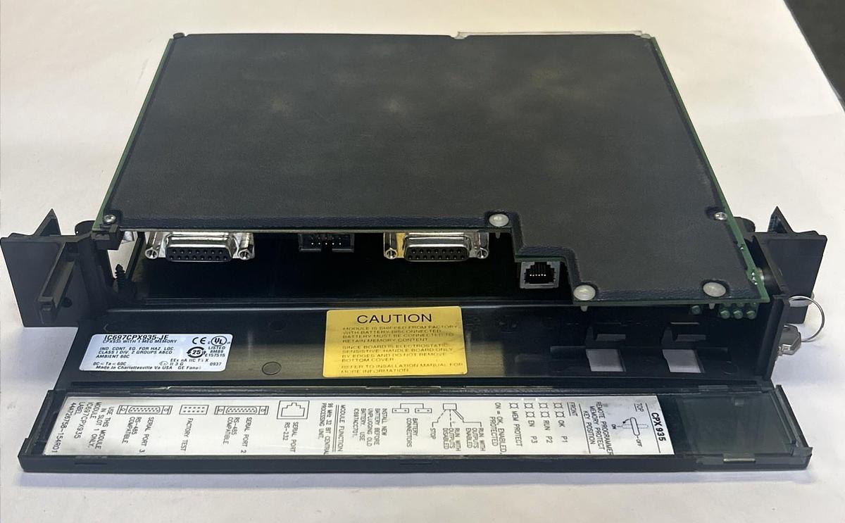 Used GE FANUC,IC697CPX935-JE,CENTRAL PROCESSOR UNIT