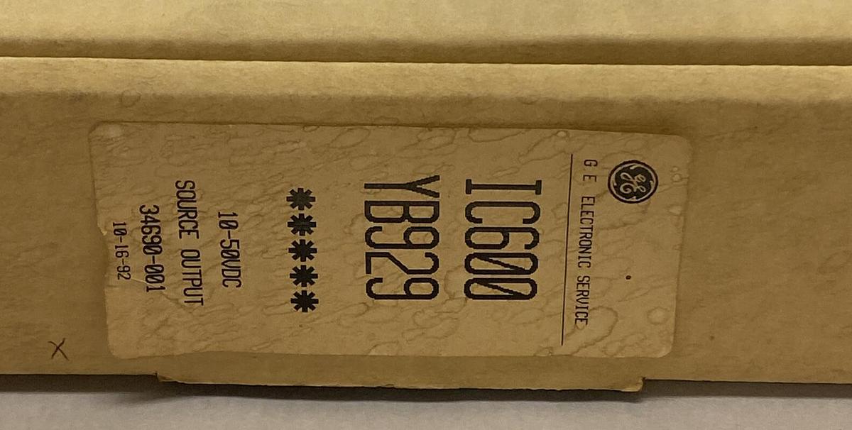 Used GE FANUC,IC600YB929,OUTPUT MODULE NEW