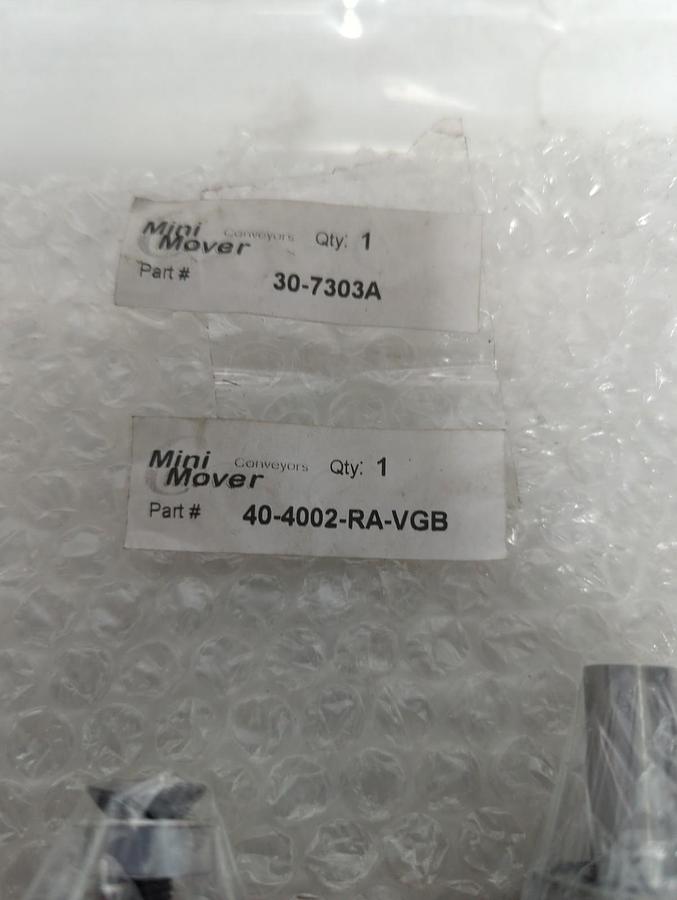 MINI MOVER,30-7303A/40-4002-RA-VGB,CONVEYOR ROLLER PARTS 2 PCS NOS