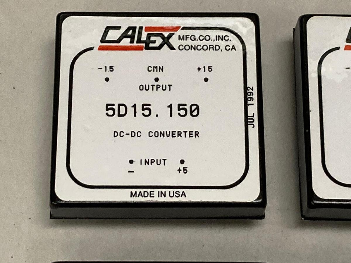 Used Calex,5D15.150,Single Output Isolated DC/DC Converter Lot of 4
