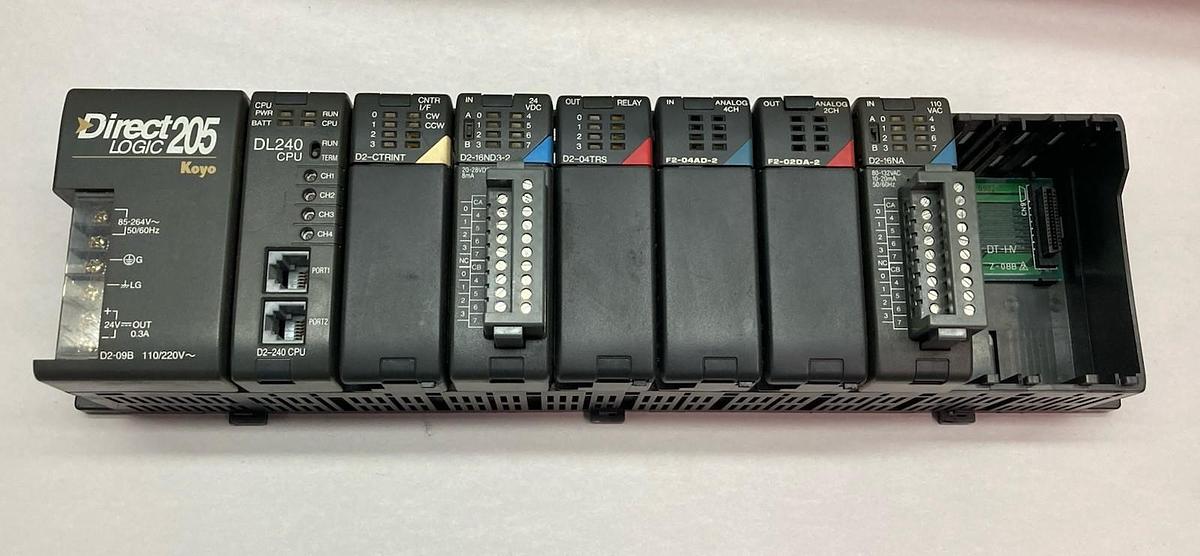 Used Automation Direct,D2-09B,Direct Logic Chassis Rack
