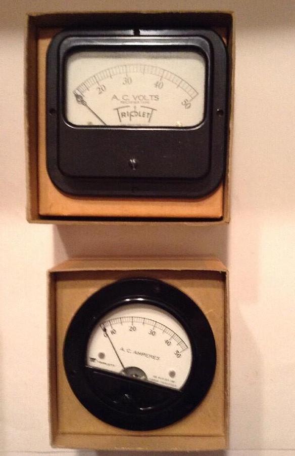 Triplett Panel Meters,Model 331S and Model 421, Rectifier Type