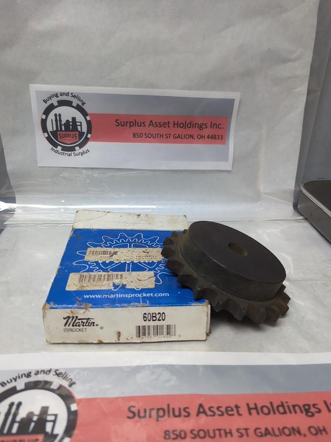 MARTIN,60B20,SPROCKET 20 TEETH NOS