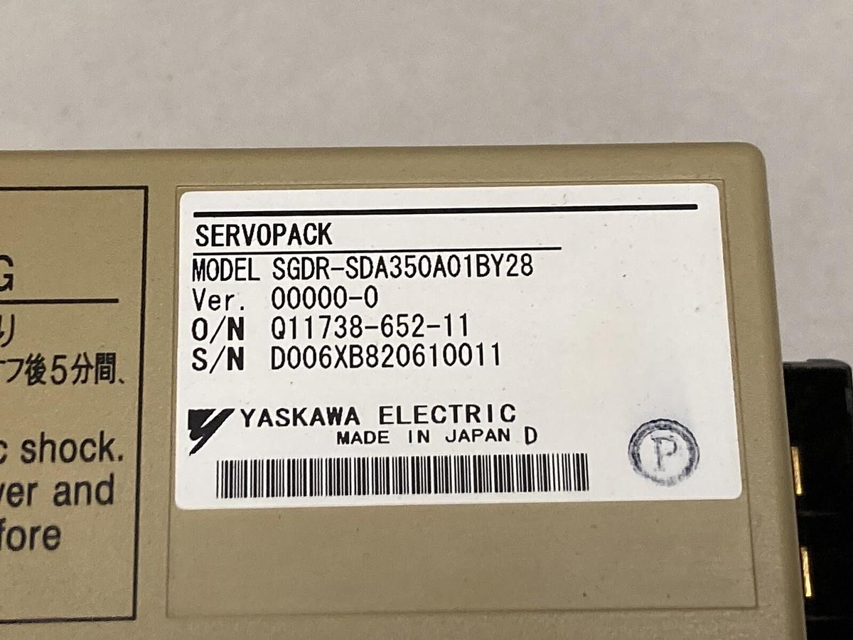 Used Yaskawa,SGDR-SDA710A01BY28,Servopack Servo Drive
