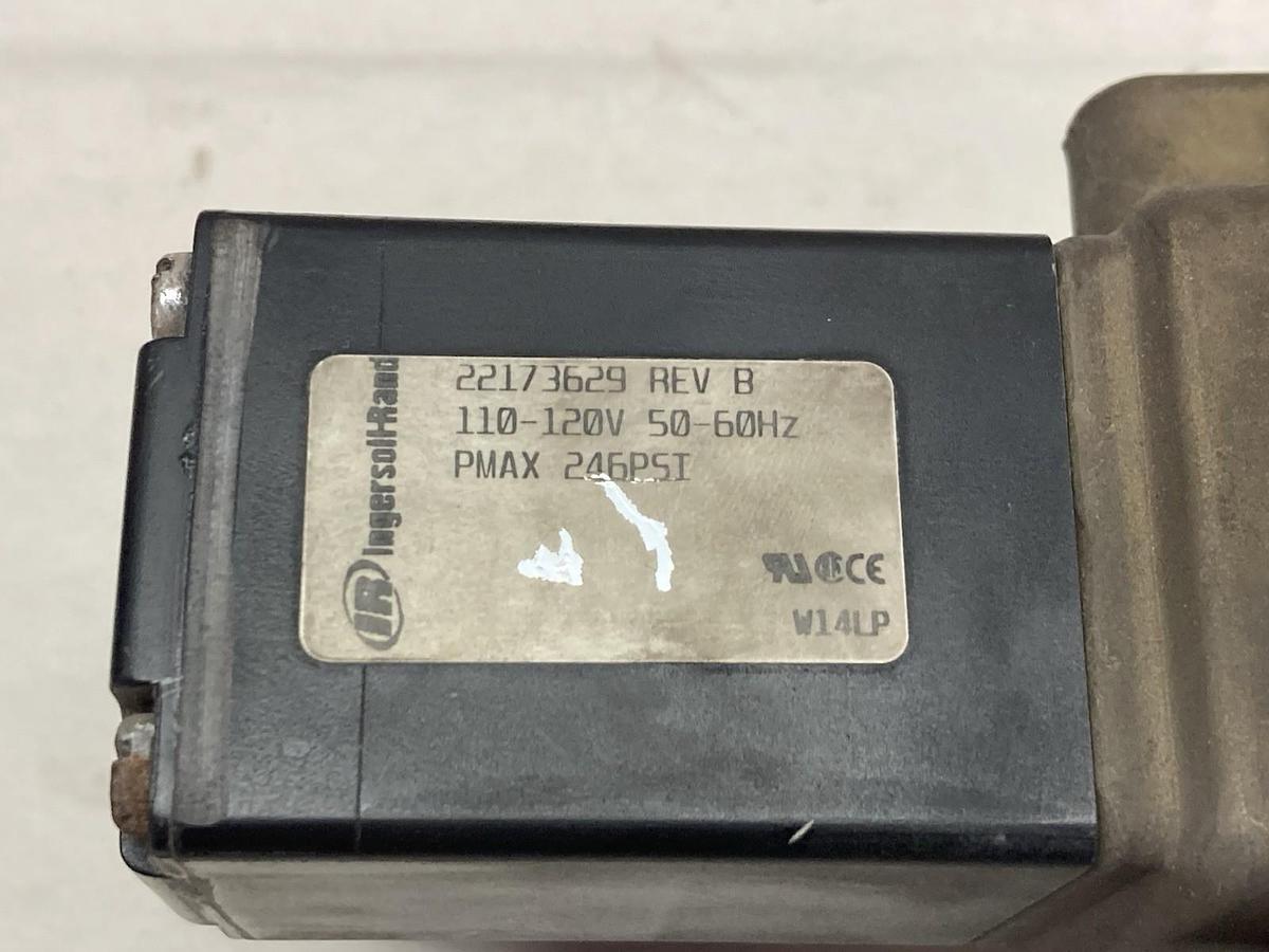 Used Ingersoll-Rand,2217/3629,Solenoid Valve 110-120V 50-60Hz Rev B