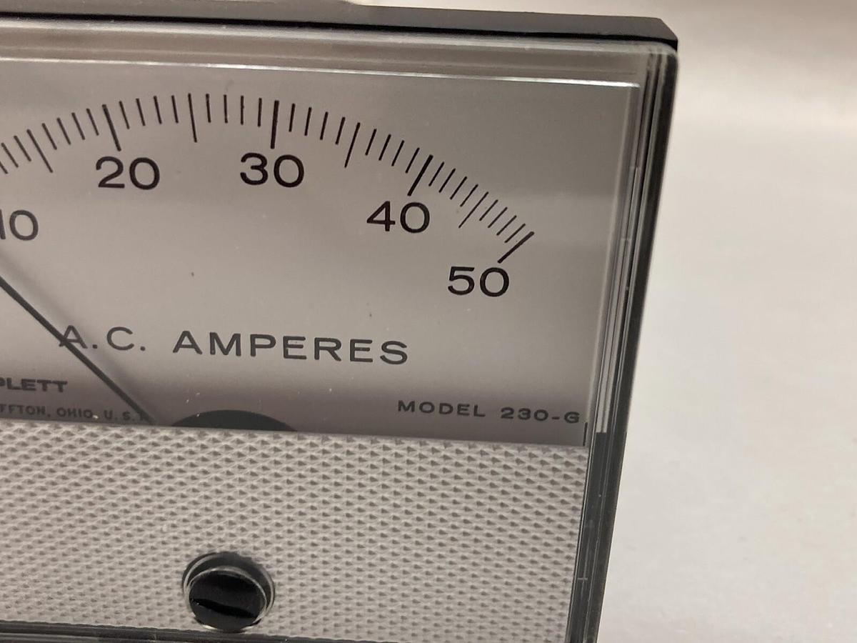 Triplett Corporation,230-G 0-50A,Panel Meter 153-70
