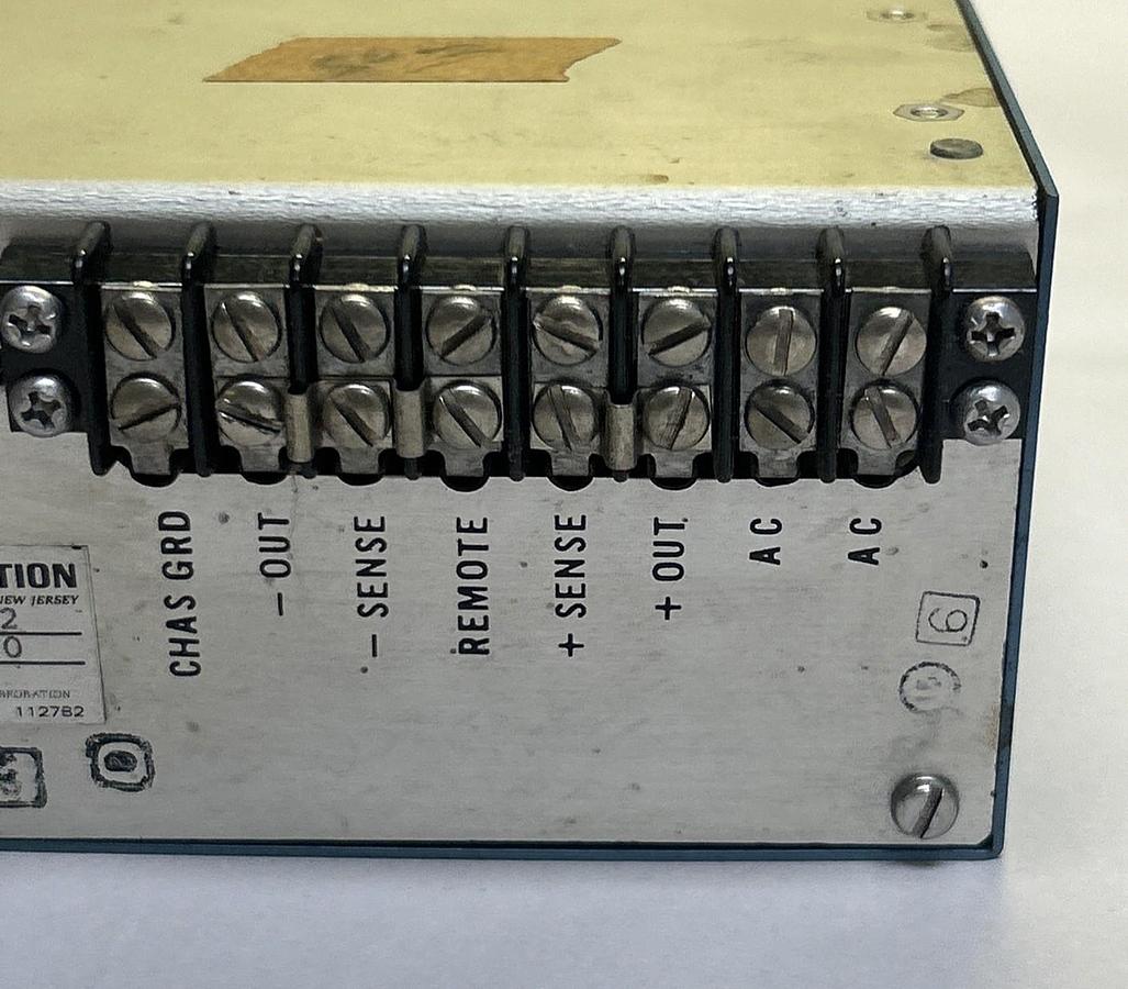 Used NJE CORPORATION,SCB12-2,POWER SUPPLY
