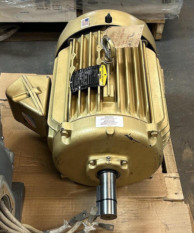Used BALDOR,EM2333T,SUPER-E MOTOR 15HP 230/460V 1765RPM 3PH 254T FRAME