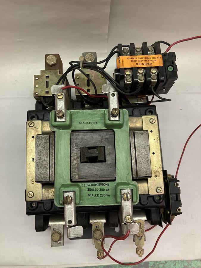 Used General Electric,CR105P0/CR105PO,Nema 5 Open Magnetic Contactor
