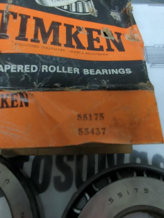 TIMKEN,55175/55437,ROLLER BEARING CUP & CONE ASSEMBLY NOS