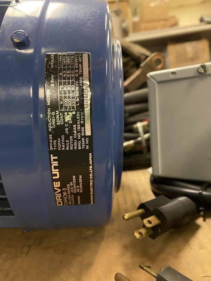 Used Sumitomo,CHHCM3-6145-59,CYCLO DRIVE GEARMOTOR RATIO 59 2.2kW 3PH