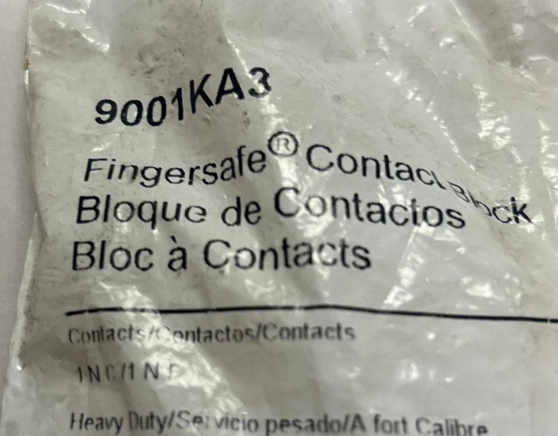 Used SQUARE D,9001-KA3,CONTACT BLOCK NEW