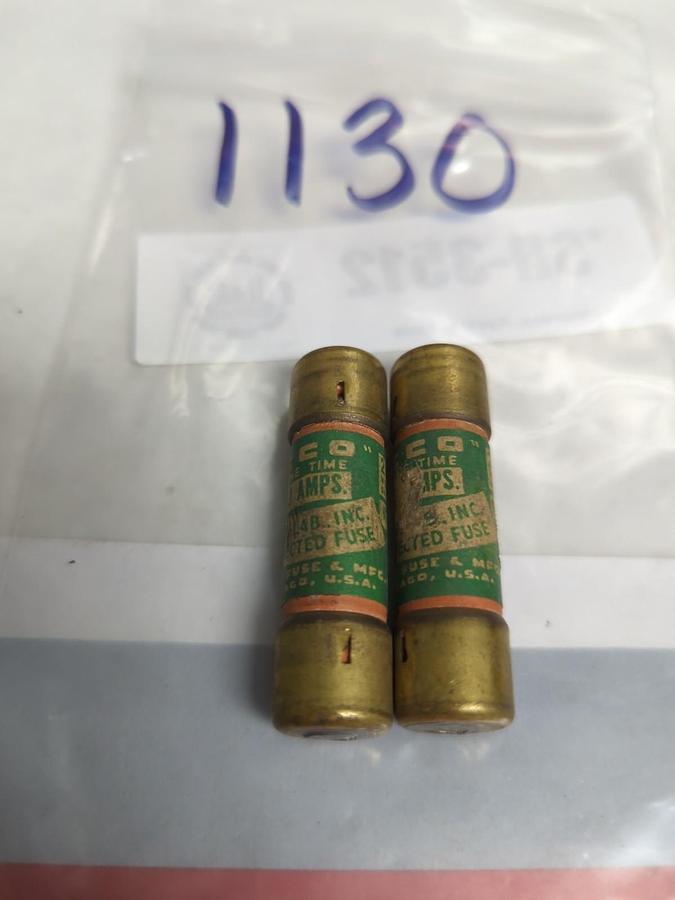 Used ECO,1130,ONE-TIME 30 AMP FUSE LOT OF 2 PRE-OWNED