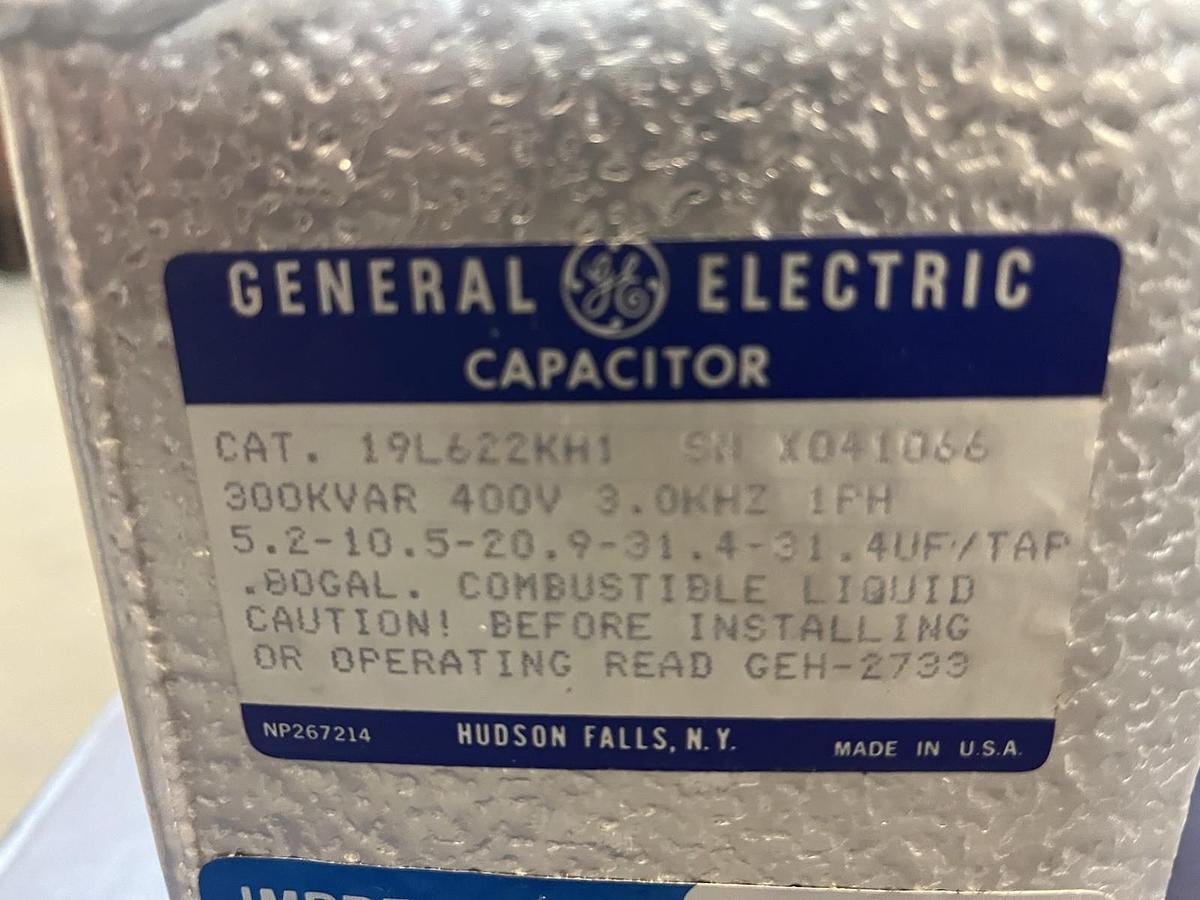 GE,19L622KH1,CAPACITOR 300 KVAR 400V 1PH