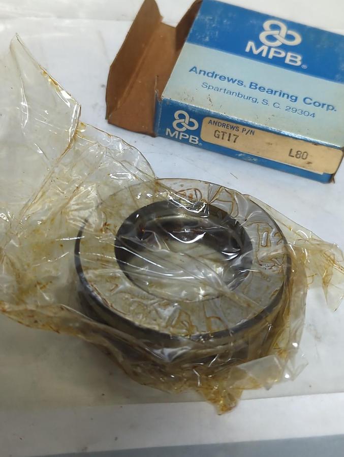 ANDREWS,GT17,BALL THRUST BEARING LOT OF 2 NOS