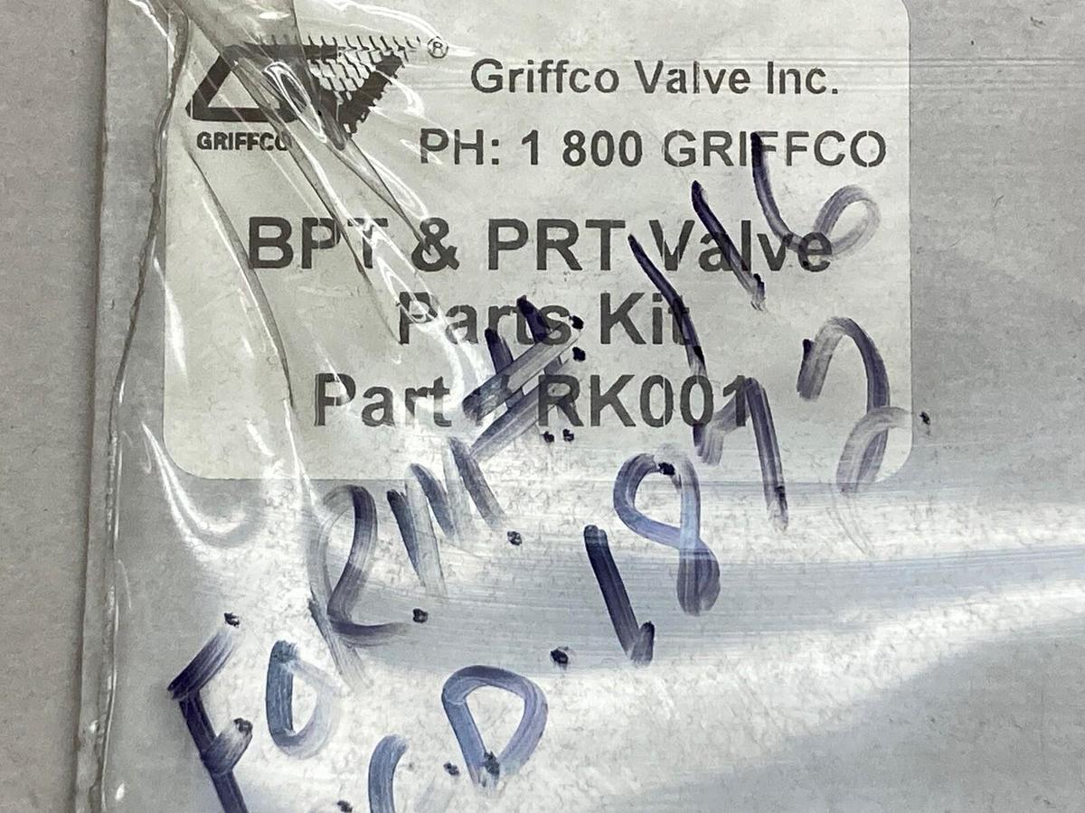 Used Griffco,Item Number RK001,Valve Kit