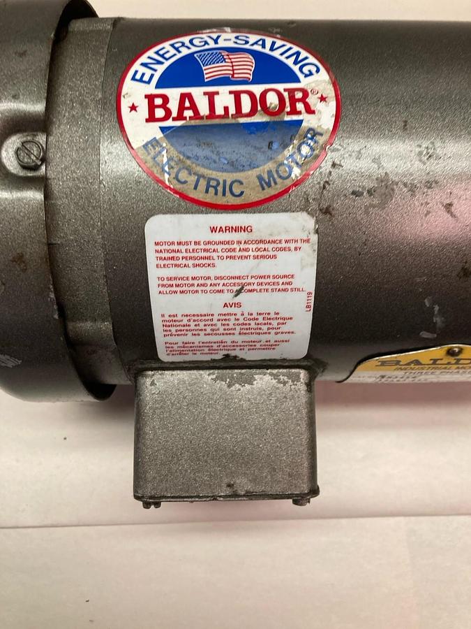Used Baldor,KM3454,Motor 1725RPM 208-230/460V Frame 56C 1/4 HP
