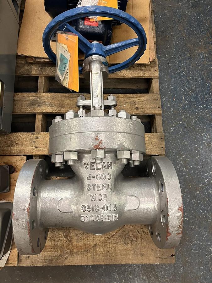 VELAN,BND09MQ6,4" CLASS 600 STEEL WCB BALL VALVE