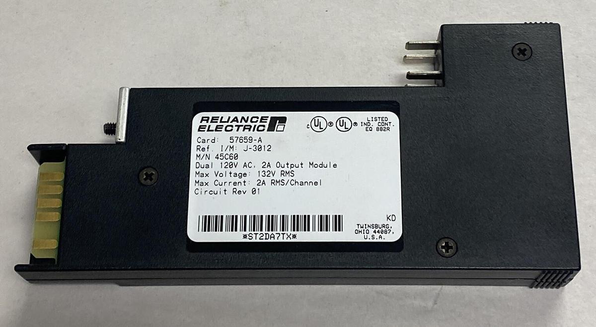 Reliance Electric AutoMate,45C60,Dual Output Module 120V 2A New No Box