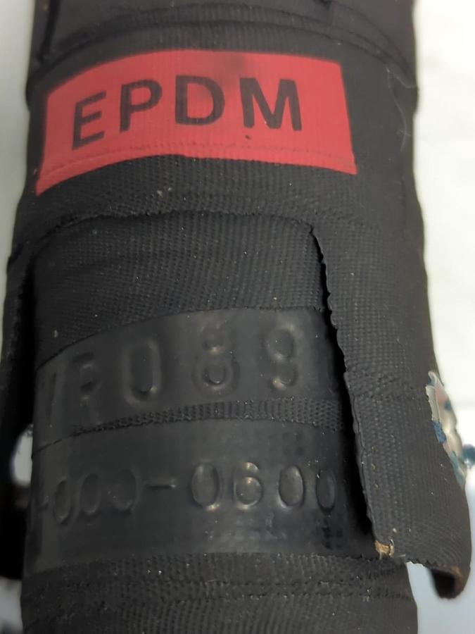 Used RED VALVE,PVR08926,EPDM PINCH VALVE 5-010-0-000-0600BH PRE-OWNED