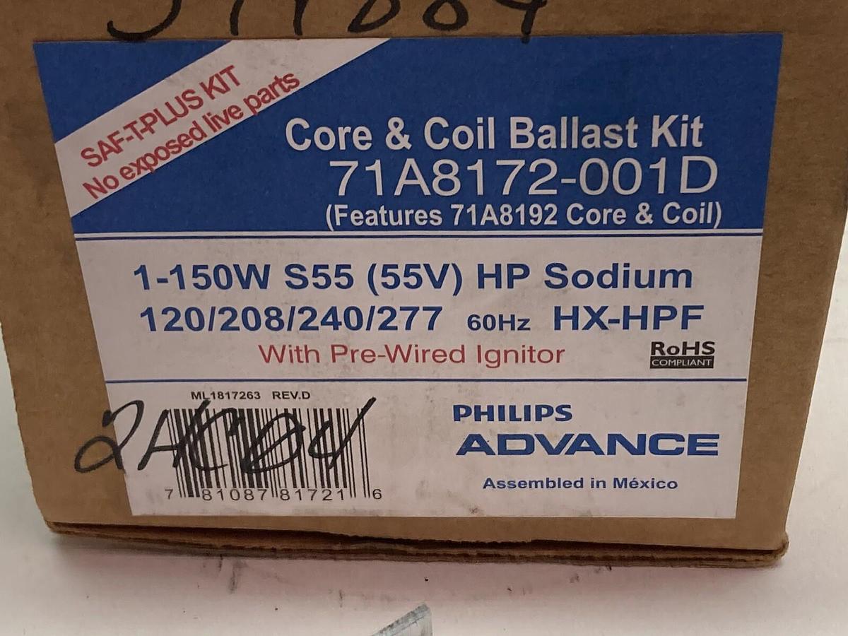 Philips Advance,71A8172-001D,Core & Coil Ballast Kit