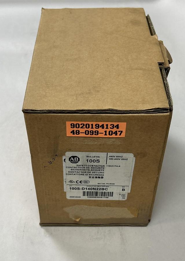 Used ALLEN BRADLEY,100S-D140N22BC,SAFETY CONTACTOR NEW
