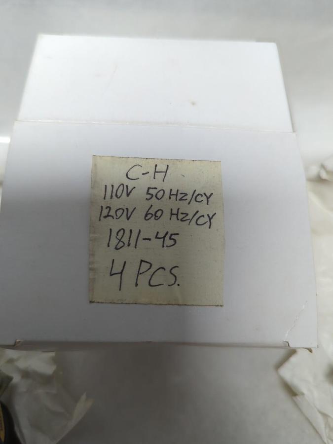 Used CUTLER-HAMMER,1811-45,COIL 110V 50HZ/CY 120V 60HZ/CY LOT OF 4 PRE-OWNED