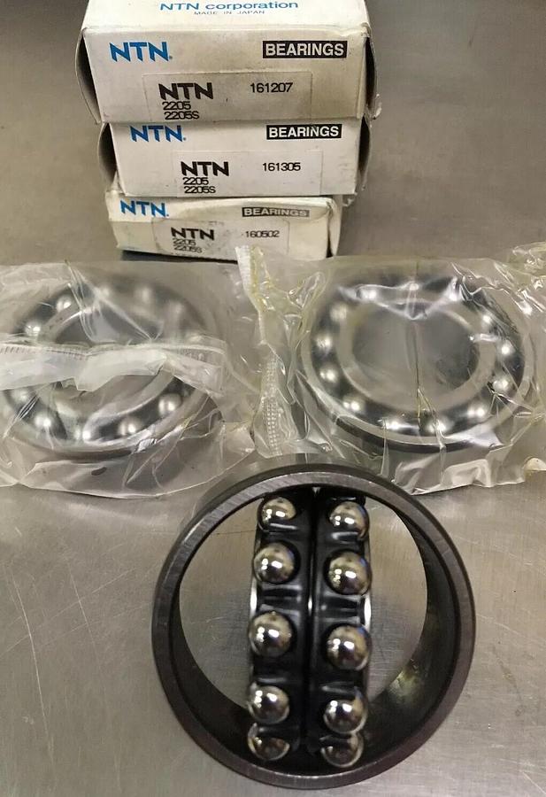 NTN,2205,Self Aligning Ball Bearings NOS